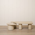 Tavolini da caffè Daniel - Set da 2 pezzi - Sabbia