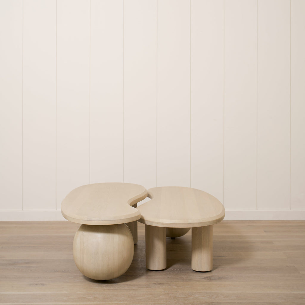 Melo Double Small Set - Tavolini da caffè - Set da 2 pezzi - Bran