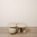 Melo Double Small Set - Tavolini da caffè - Set da 2 pezzi - Bran