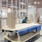 Tavolo da pranzo curvo Darby