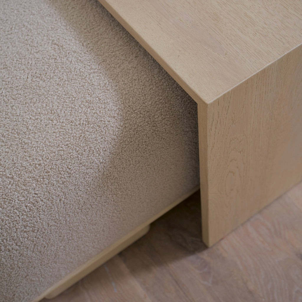 Pouf Noah con tavolo