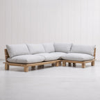 Divano componibile per esterni Ellen - 3 pezzi - Teak