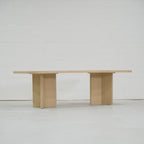 Philip - Tavolo da pranzo con bordo squadrato