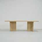 Philip - Tavolo da pranzo con bordo squadrato