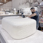 Pouf Easton con tavolo