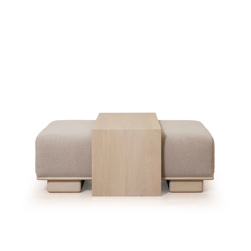 Pouf Noah con tavolo