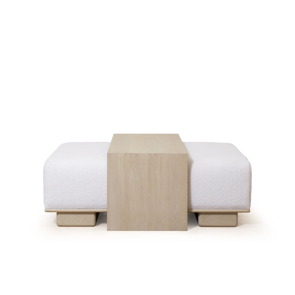 Pouf Noah con tavolo