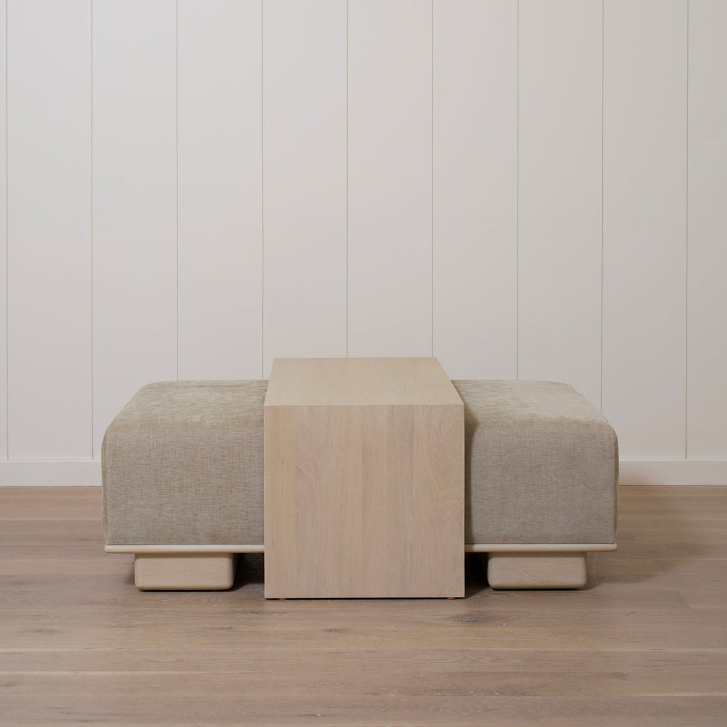 Pouf Noah con tavolo