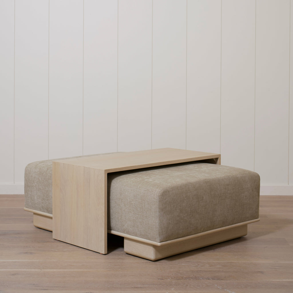 Pouf Noah con tavolo