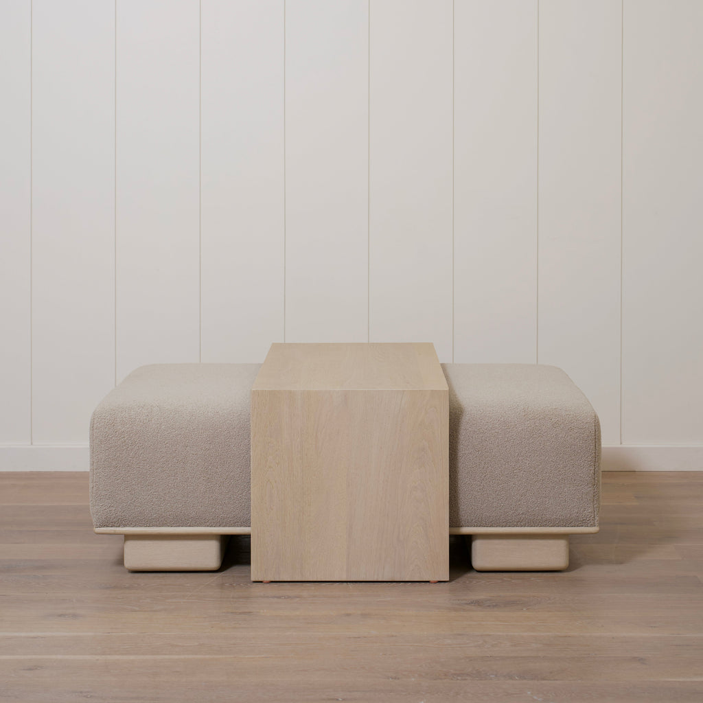 Pouf Noah con tavolo