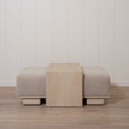 Pouf Noah con tavolo