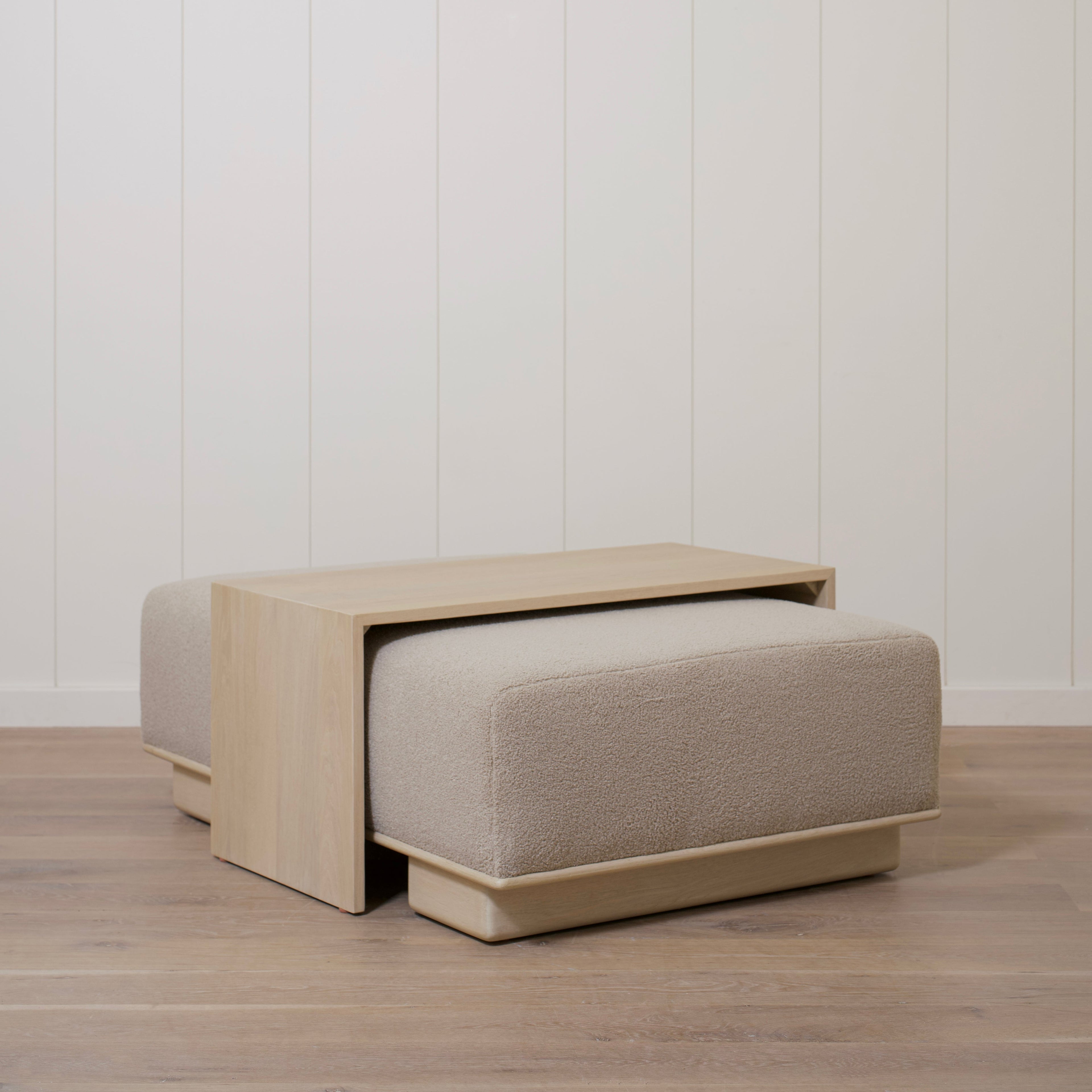 Pouf Noah con tavolo