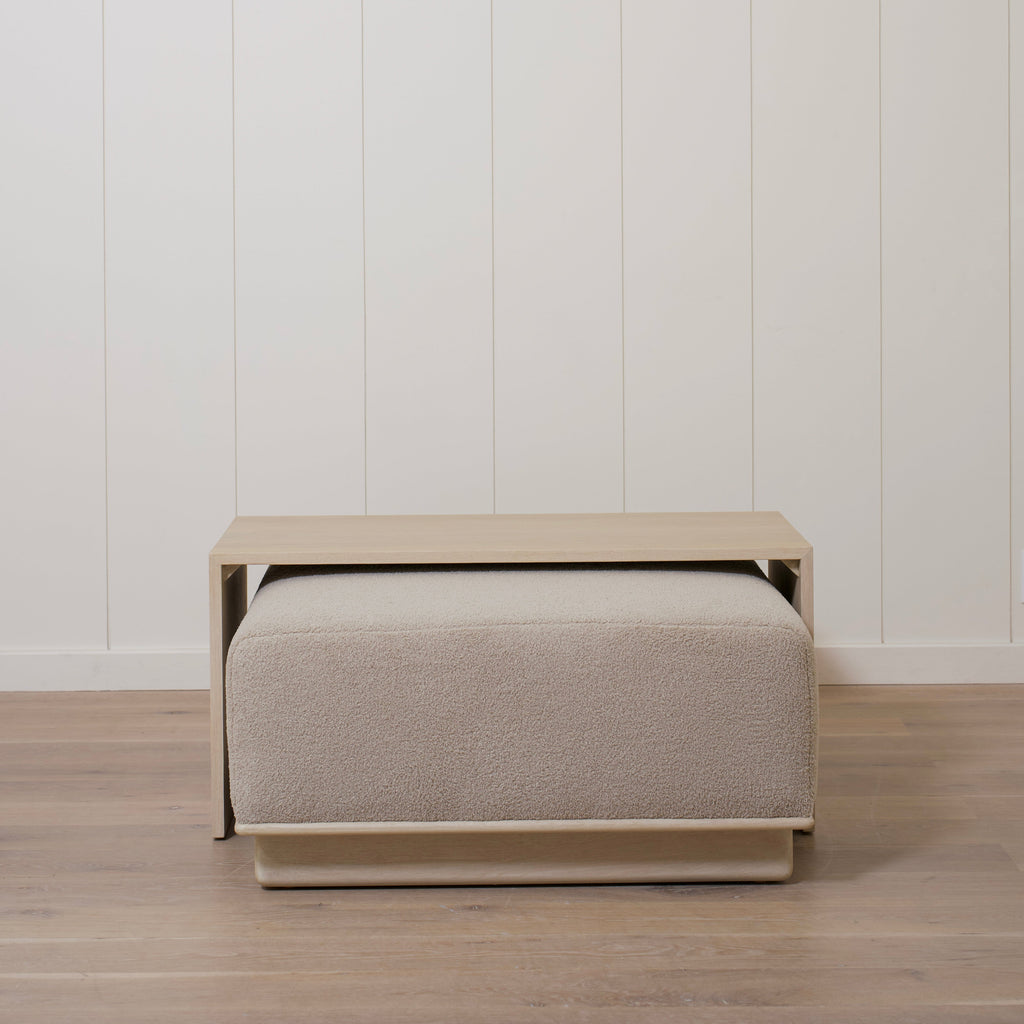 Pouf Noah con tavolo