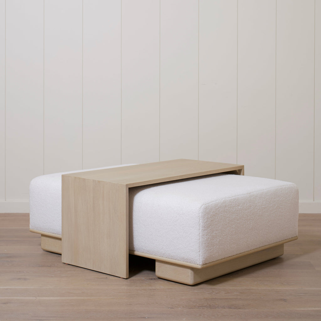 Pouf Noah con tavolo