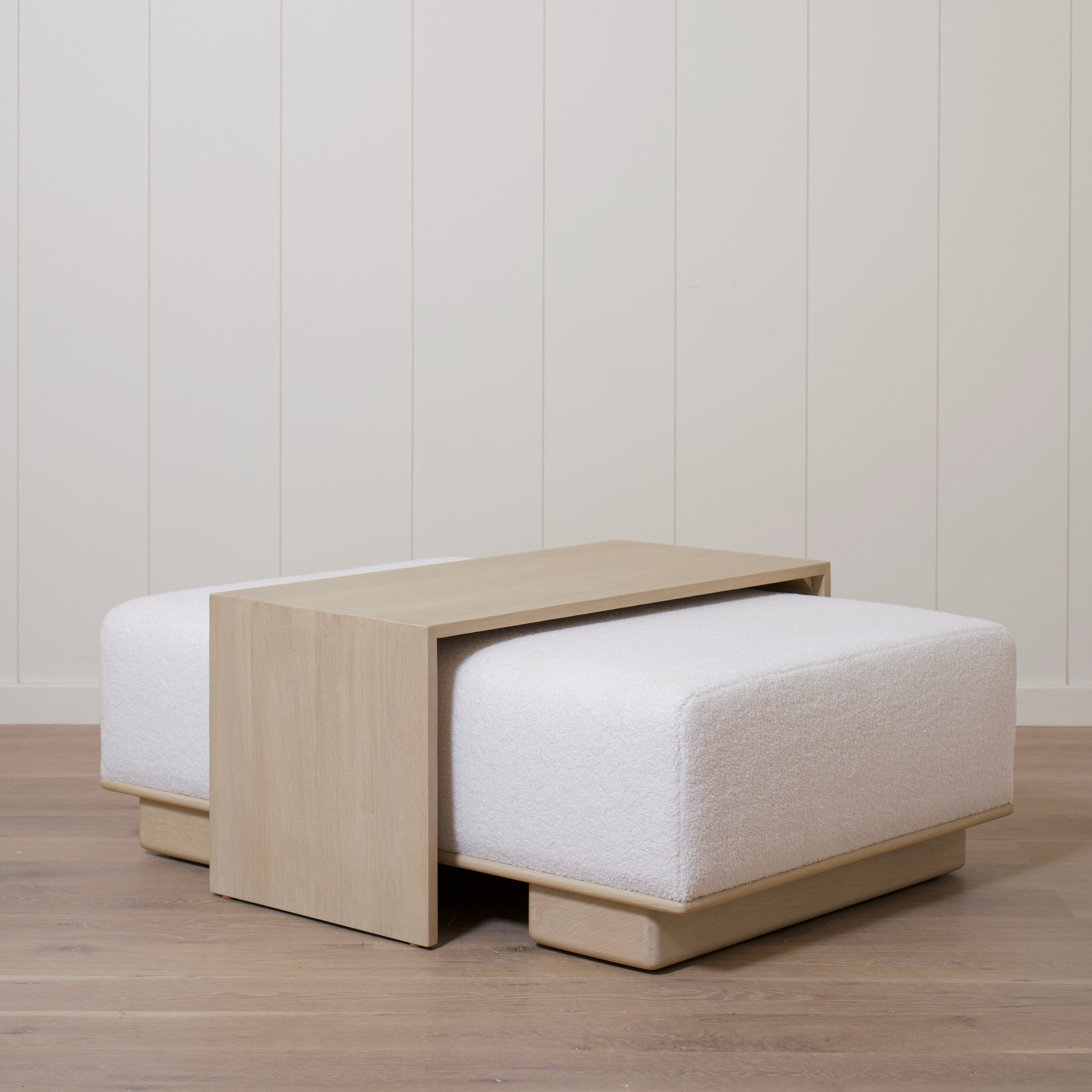 Pouf Noah con tavolo