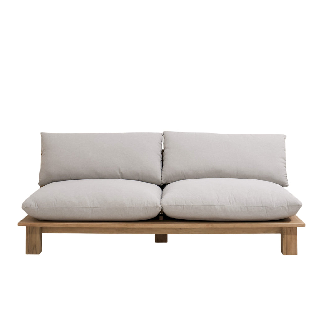 Divano componibile per esterni Ellen - 3 pezzi - Teak