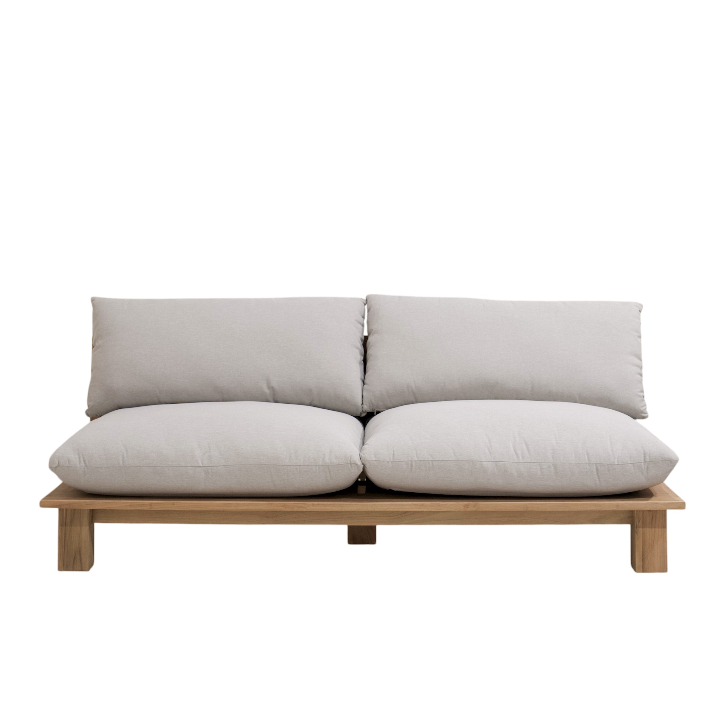 Divano componibile per esterni Ellen - 3 pezzi - Teak