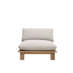 Divano componibile per esterni Ellen - 3 pezzi - Teak