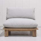 Divano componibile per esterni Ellen - 3 pezzi - Teak