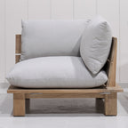 Divano componibile per esterni Ellen - 3 pezzi - Teak