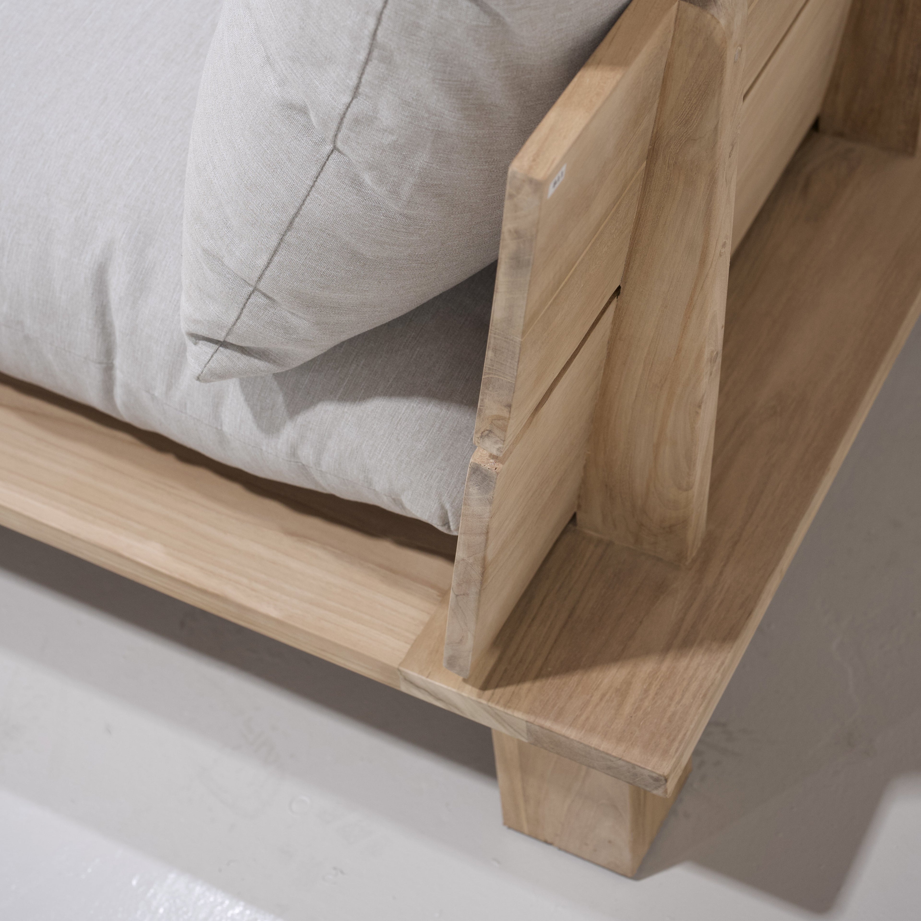 Divano componibile per esterni Ellen - 3 pezzi - Teak