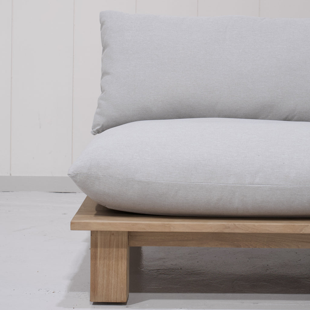 Divano componibile per esterni Ellen - 3 pezzi - Teak