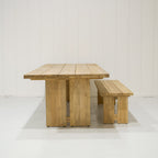 Tavolo da pranzo da esterno diviso