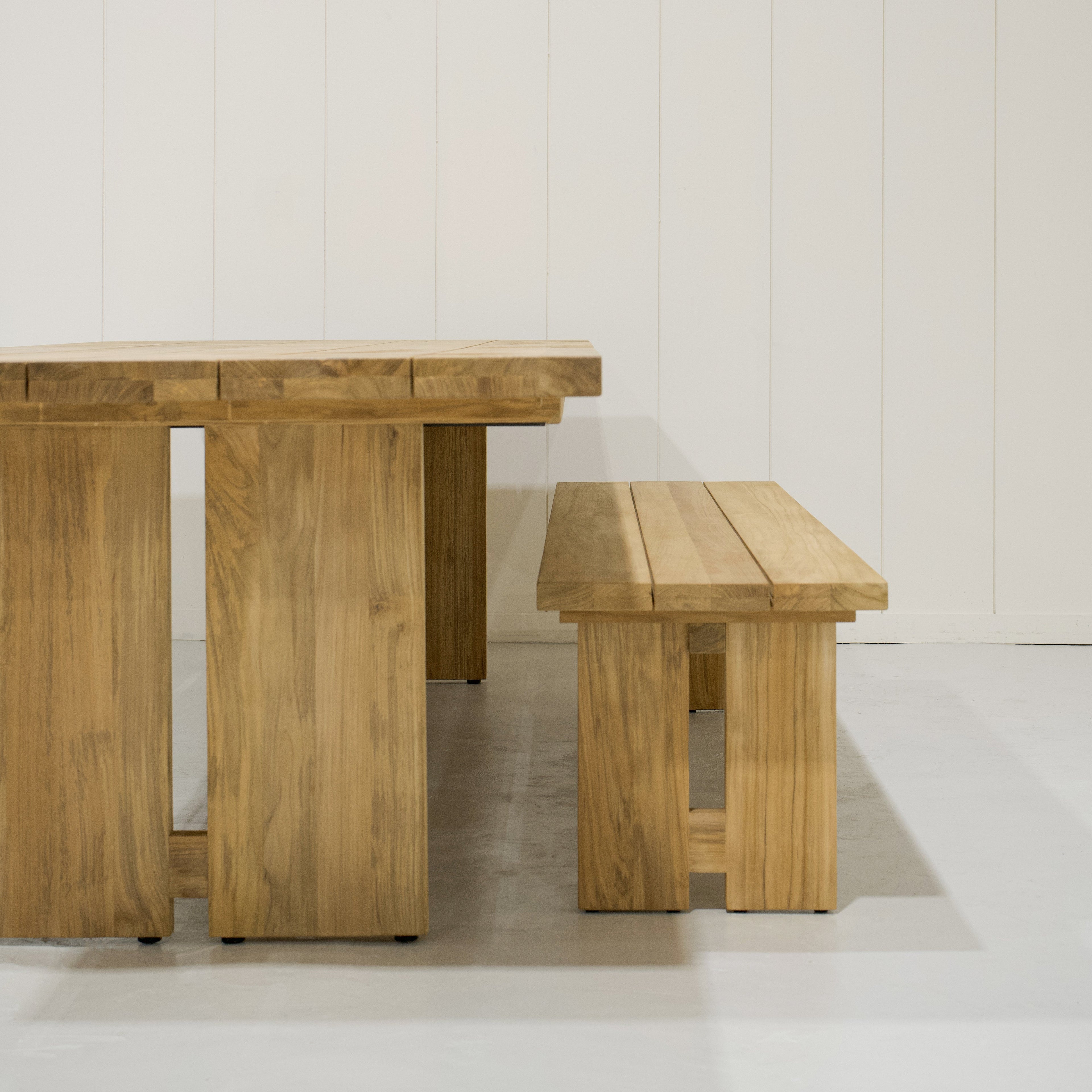 Tavolo da pranzo da esterno diviso