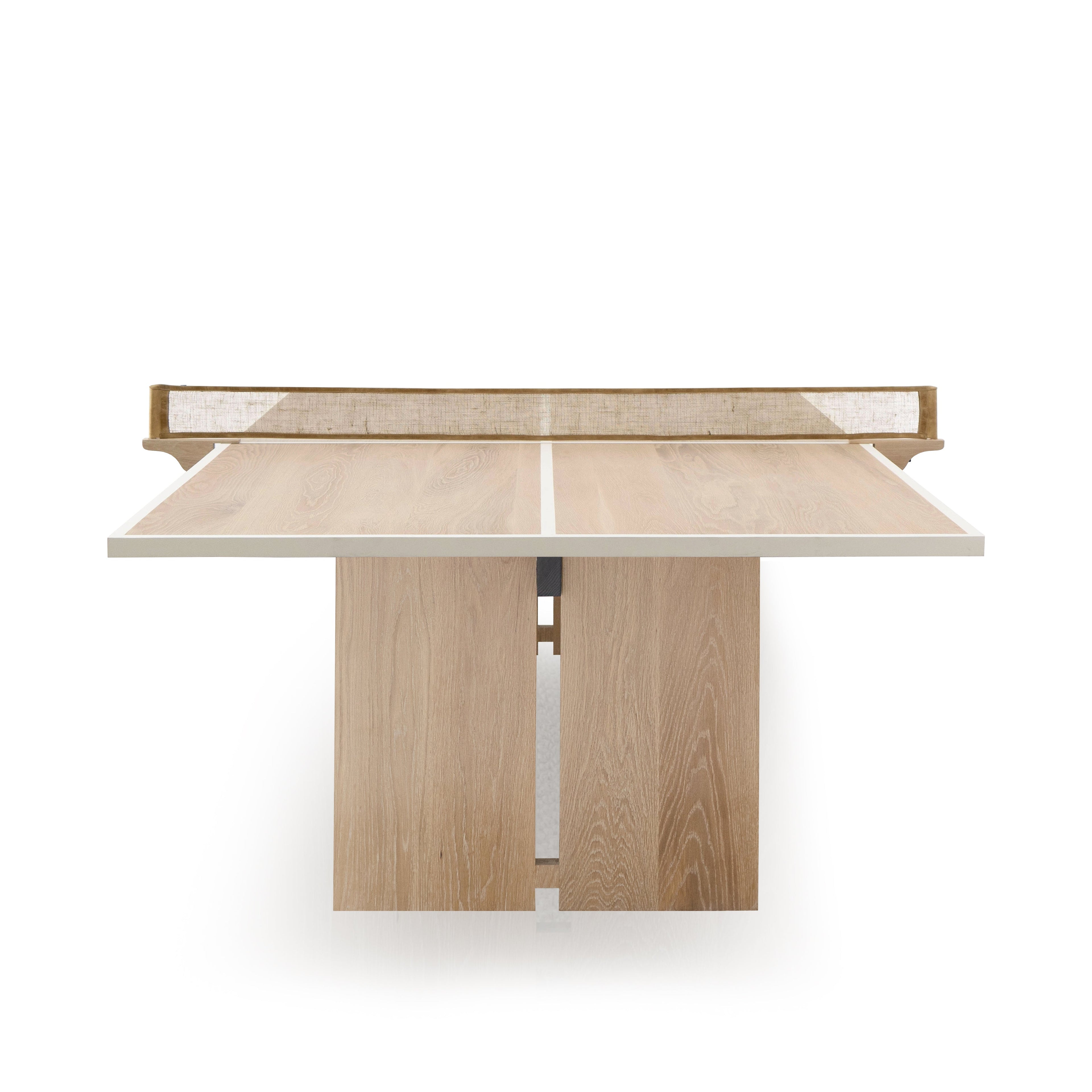 Tavolo da ping-pong diviso