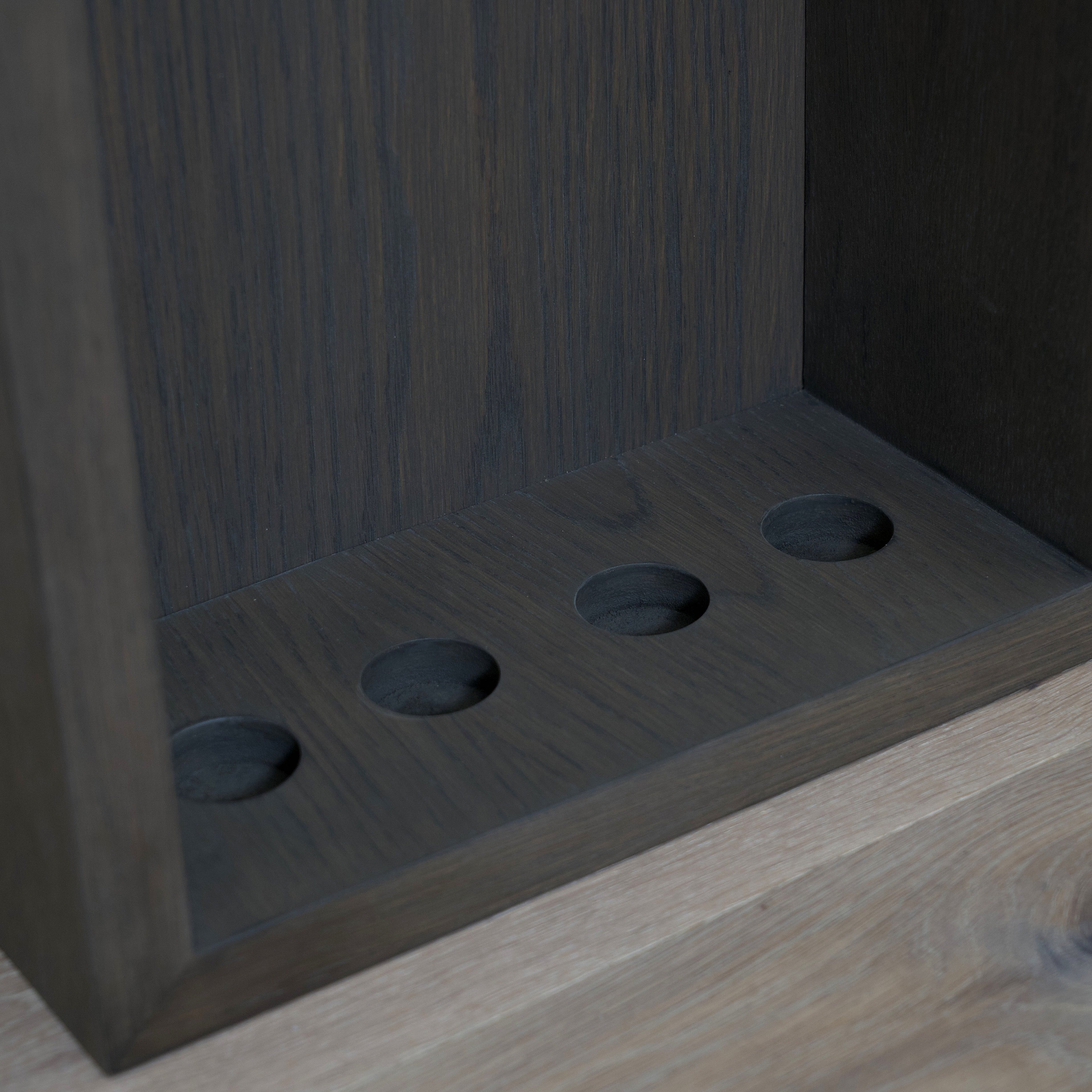 Portastecche da biliardo diviso