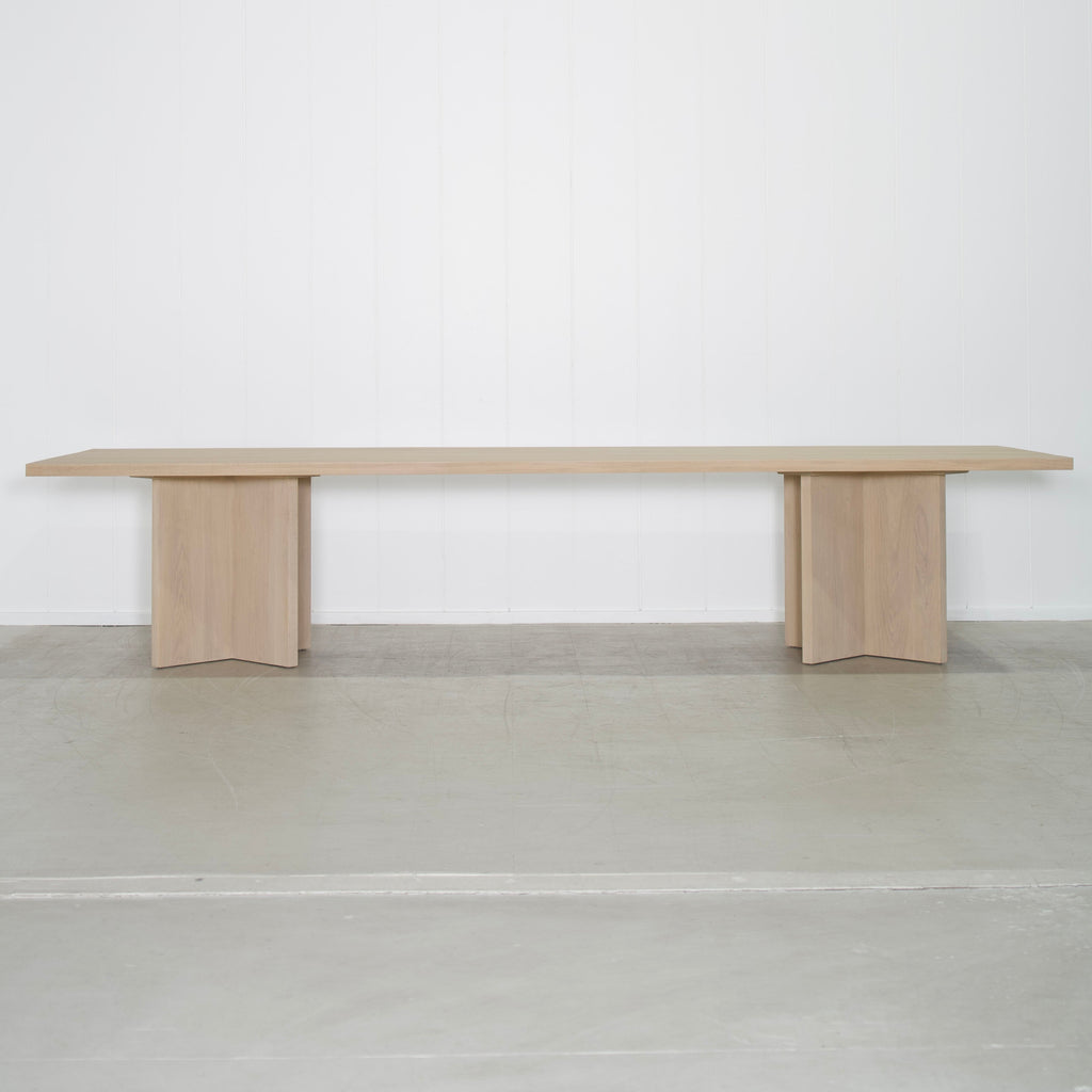 Dove - Tavolo da pranzo con piano rettangolare