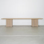 Dove - Tavolo da pranzo con piano rettangolare