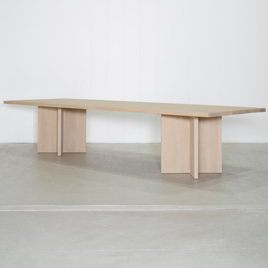 Dove - Tavolo da pranzo con piano rettangolare