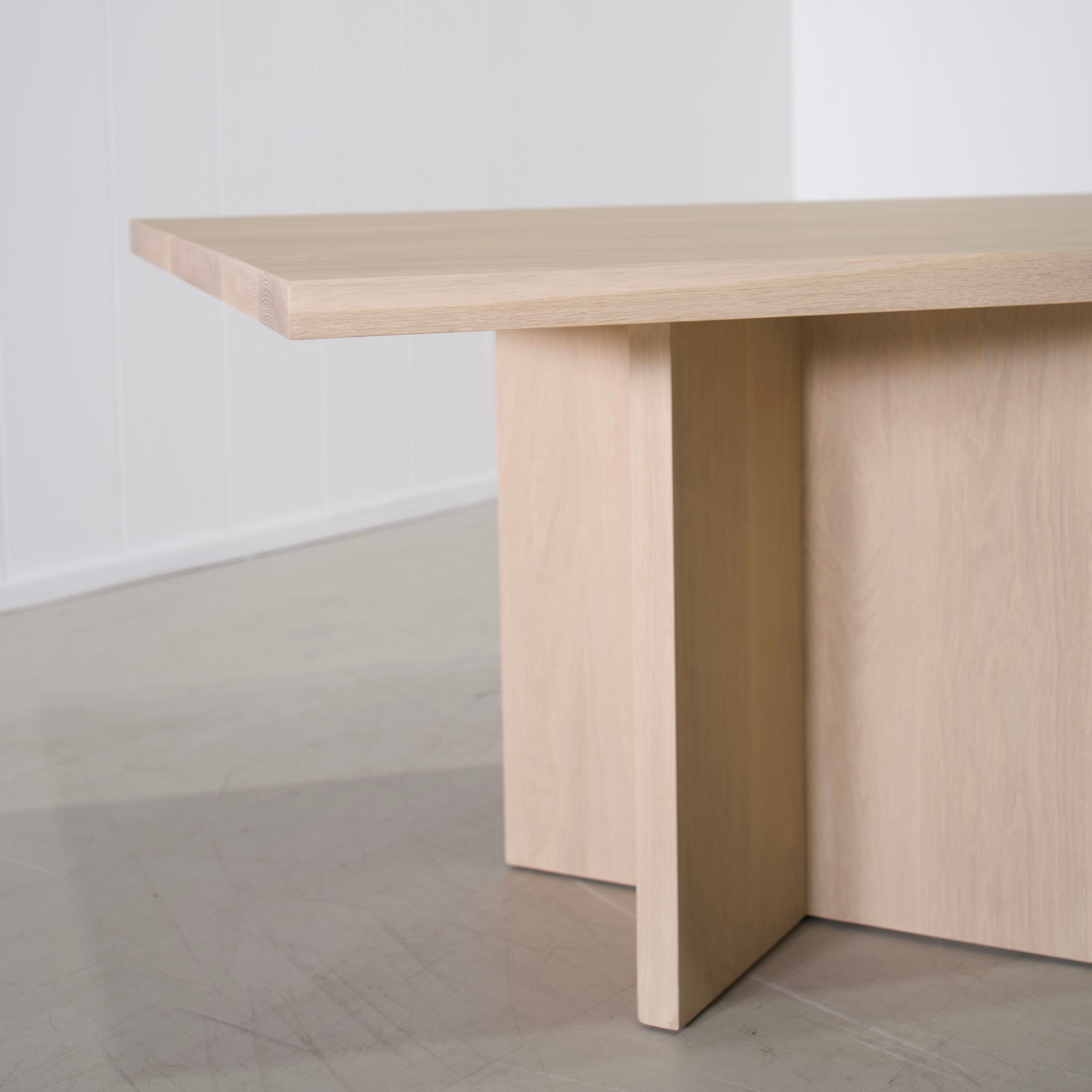 Dove - Tavolo da pranzo con piano rettangolare