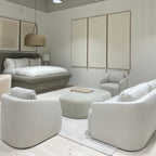 Pouf Easton con tavolo