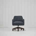 James - Sedia da ufficio con base in rovere