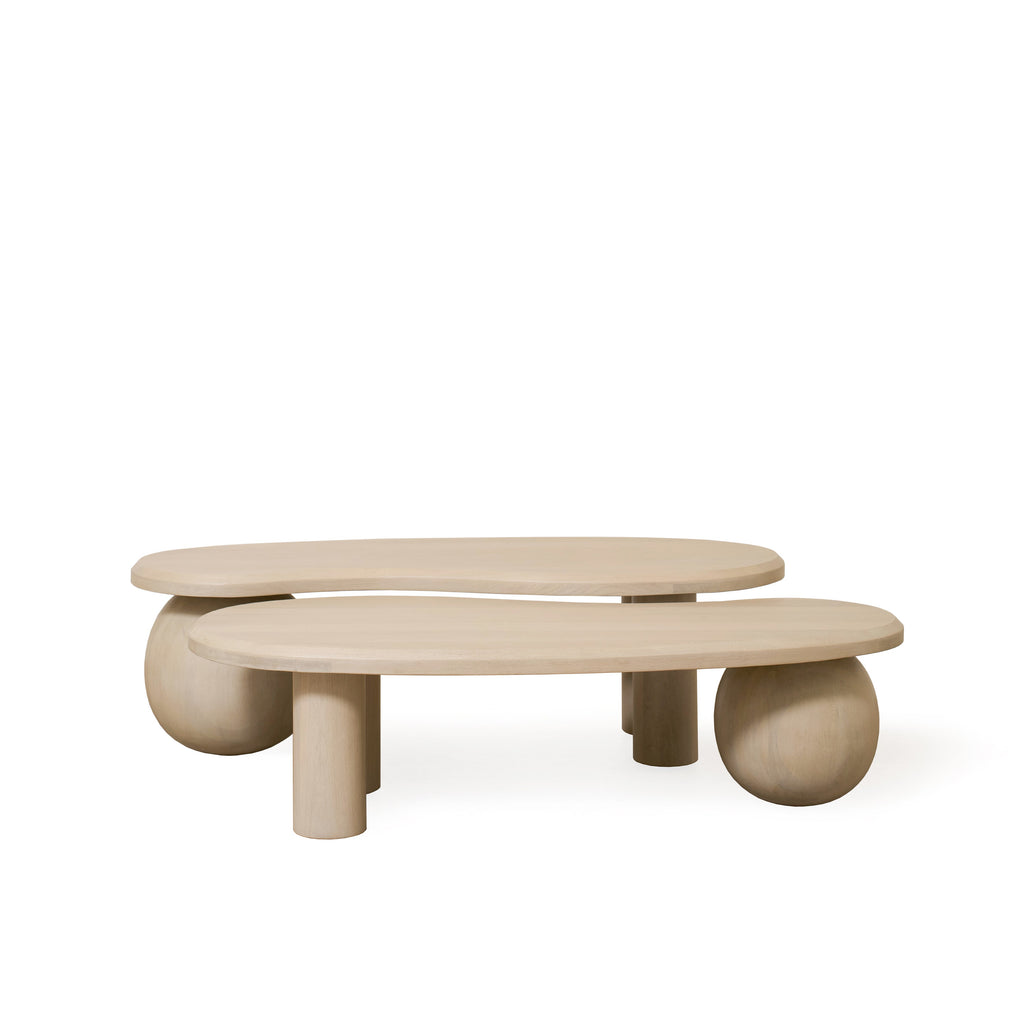 Melo Double Small Set - Tavolini da caffè - Set da 2 pezzi - Bran