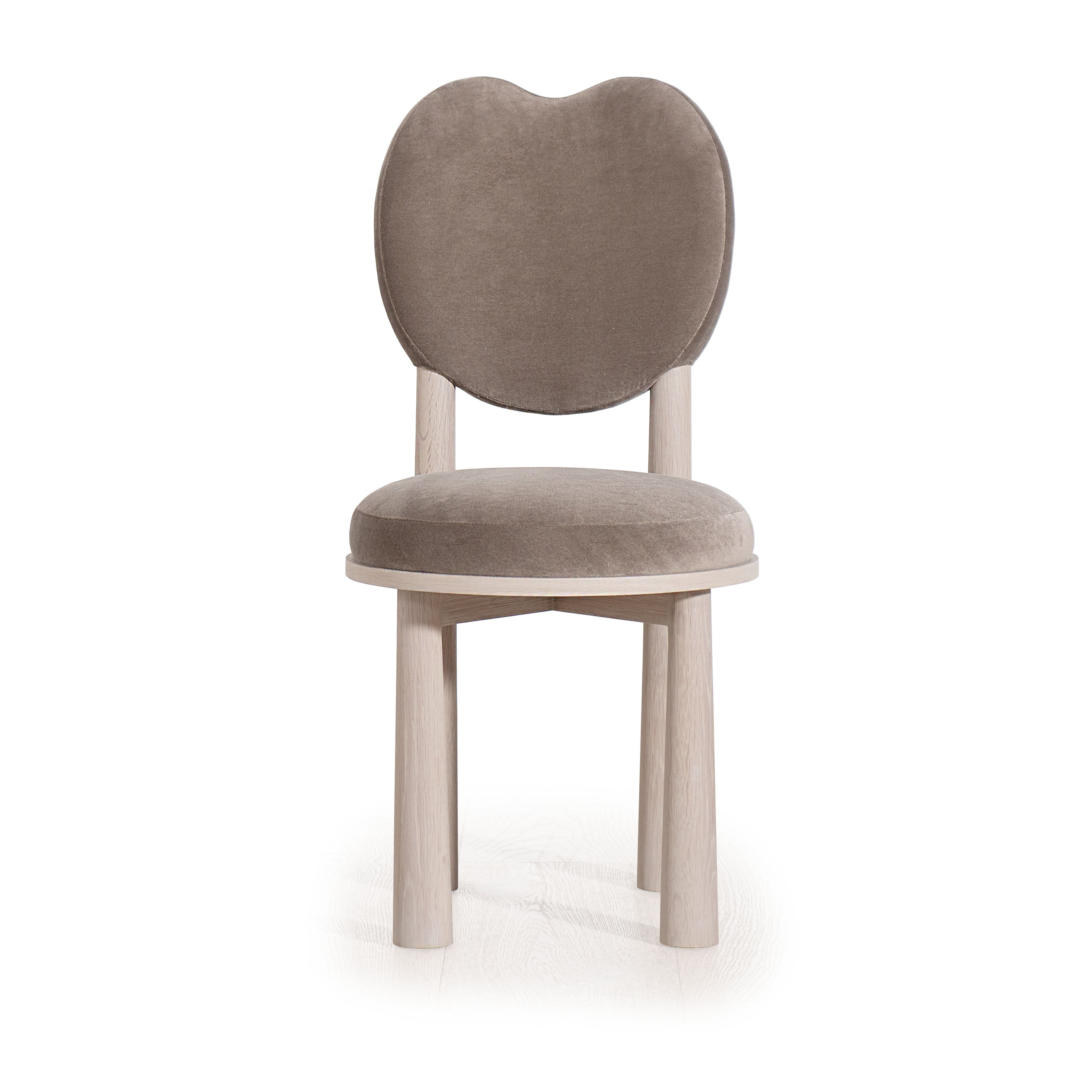 Sedia da pranzo viola