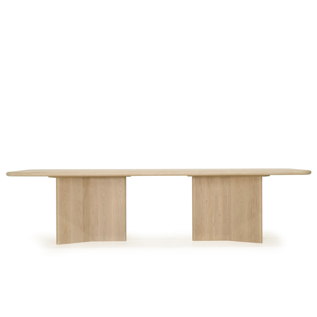 Philip - Tavolo da pranzo con bordo arrotondato