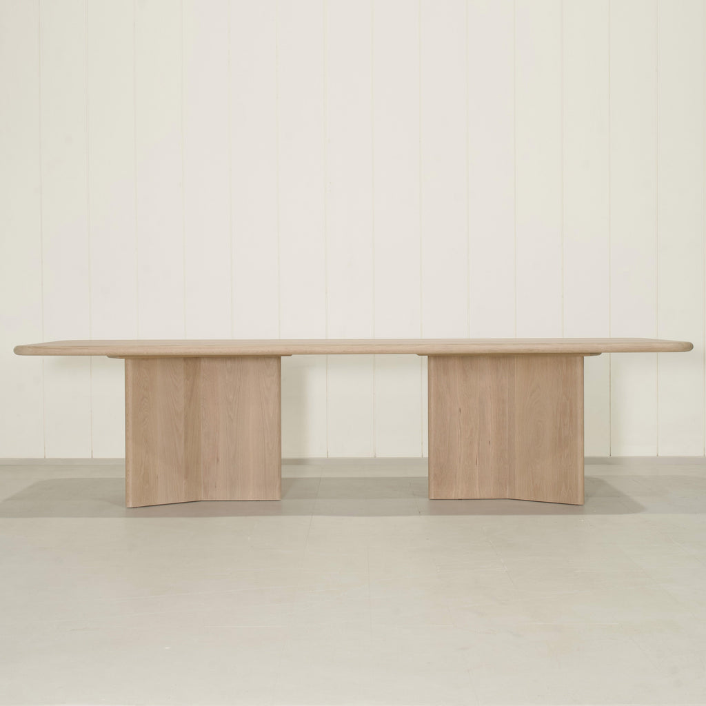 Philip - Tavolo da pranzo con bordo arrotondato