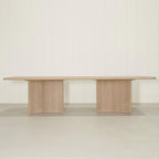 Philip - Tavolo da pranzo con bordo arrotondato