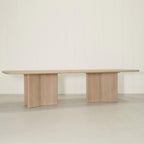 Philip - Tavolo da pranzo con bordo arrotondato