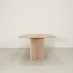 Philip - Tavolo da pranzo con bordo arrotondato