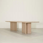 Philip - Tavolo da pranzo con bordo arrotondato