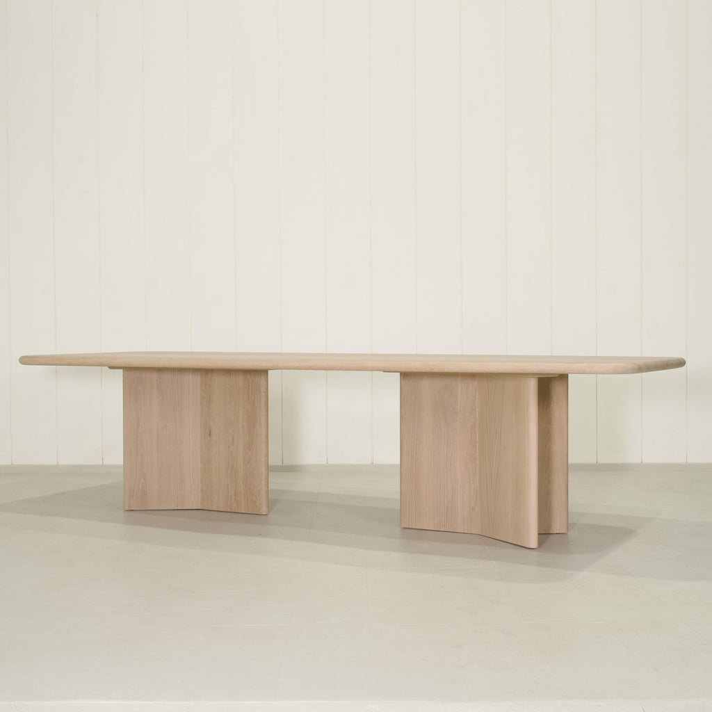 Philip - Tavolo da pranzo con bordo arrotondato