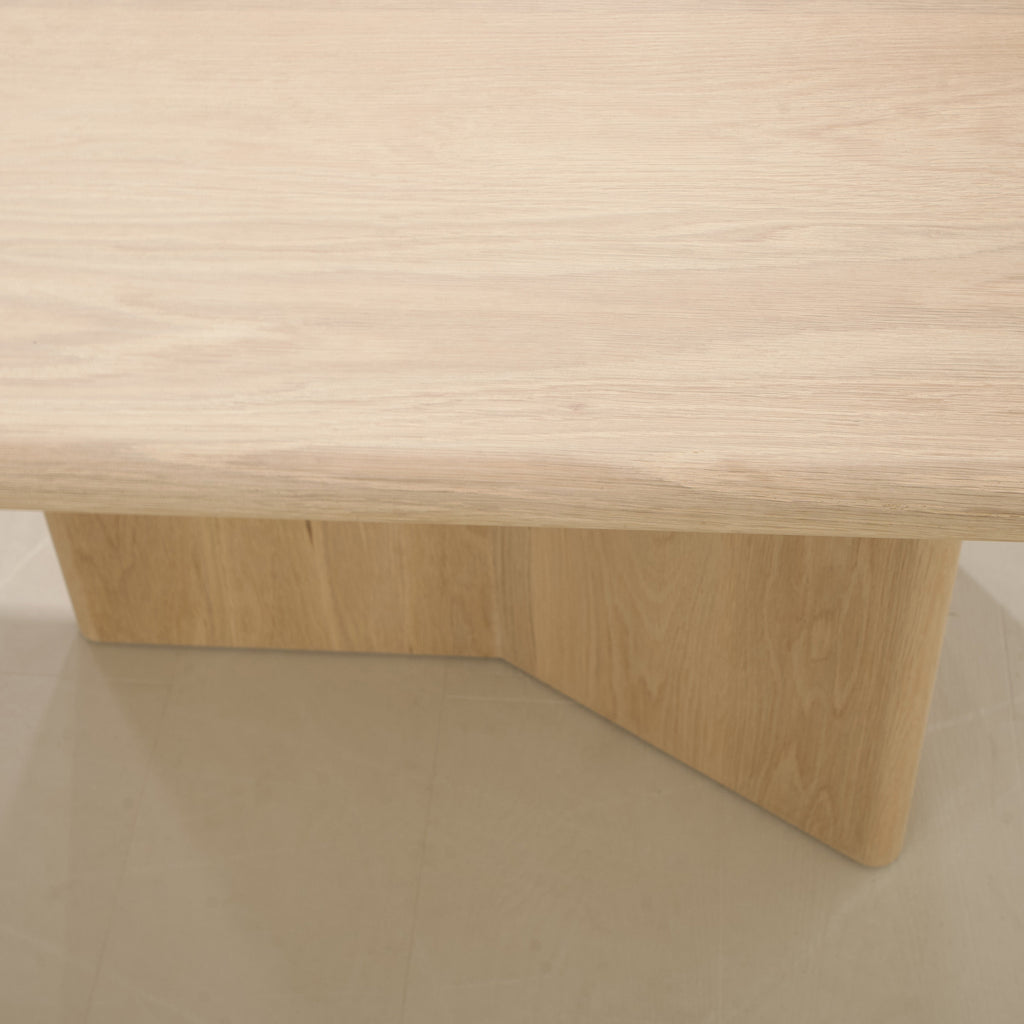 Philip - Tavolo da pranzo con bordo arrotondato