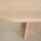 Philip - Tavolo da pranzo con bordo arrotondato